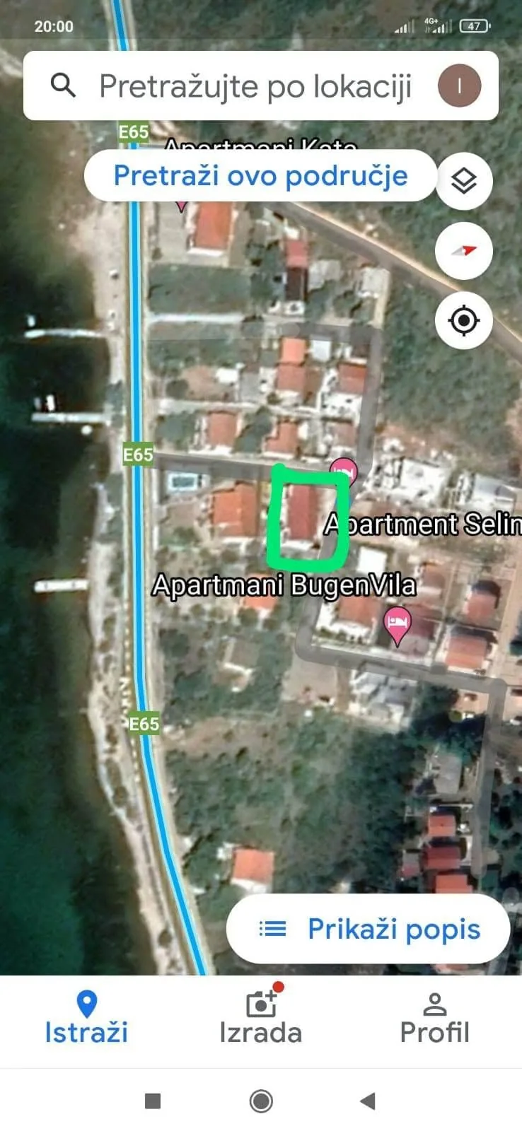 Apartman A2 — Dvorište, roštilj i interijer 13